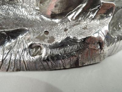 Pair of Large Antique German Silver Renaissance Hunting Figures