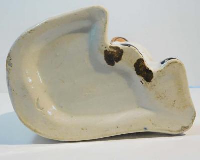 Pair of Large Antique Staffordshire Pottery King Charles Spaniels