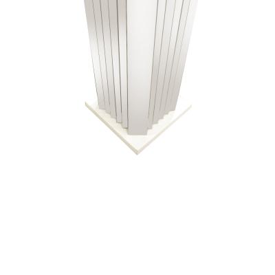 Pair of Large Chrome Skyscraper Table Lamps 1970s