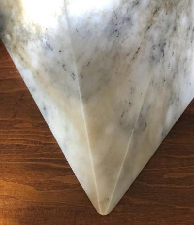 Pair of Large Custom Italian Modern Neoclassical Alabaster Wall Sconces