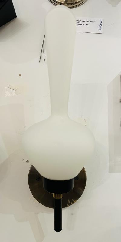 Pair of Large French Mid Century 1950s Wall Lamps