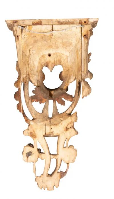 Pair of Large George III Pine Wall Brackets