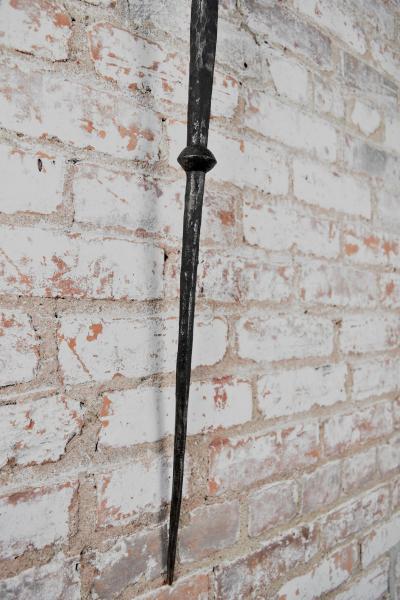 Pair of Large Hand Forged Wrought Iron Wall Sconces