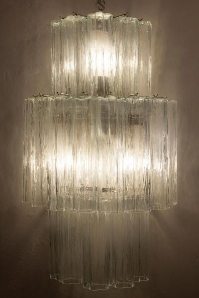 Pair of Large Italian Murano Glass Sconces or Wall Lights 1990