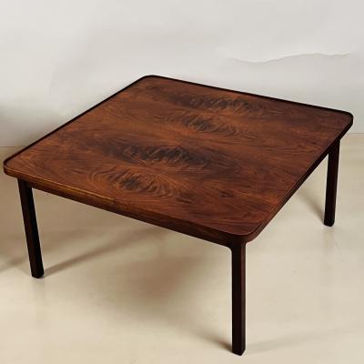 Pair of Large Low Walnut Burl End Tables or Two Part Coffee Table