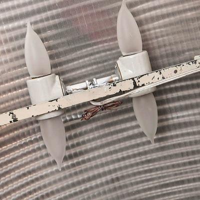 Pair of Large Modern Curved Sconces