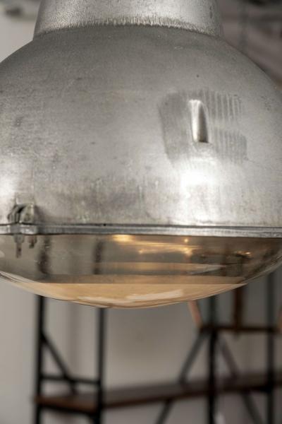 Pair of Large Saunier Duval Pendant Lights