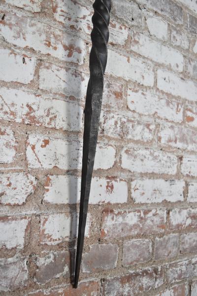 Pair of Large Twisted Hand Made Wrought Iron Wall Sconces