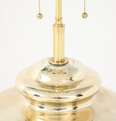 Pair of Large Vintage Mercury Glass Lamps