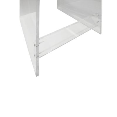 Pair of Large Waterfall Nesting Tables in Lucite 1970s