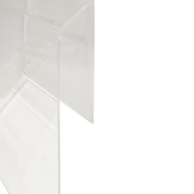 Pair of Large Waterfall Nesting Tables in Lucite 1970s