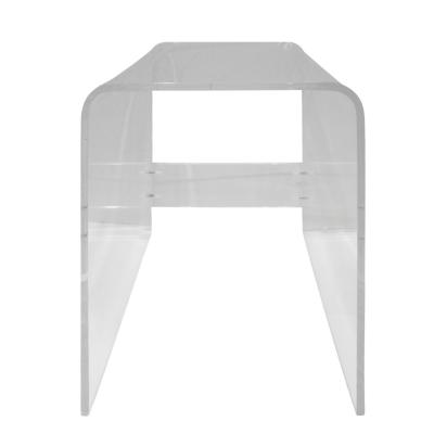 Pair of Large Waterfall Nesting Tables in Lucite 1970s