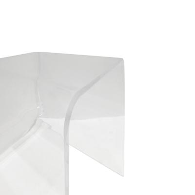 Pair of Large Waterfall Nesting Tables in Lucite 1970s