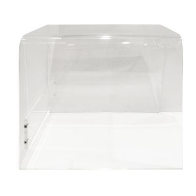 Pair of Large Waterfall Nesting Tables in Lucite 1970s