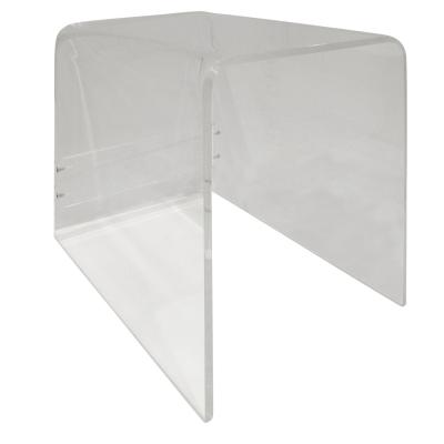 Pair of Large Waterfall Nesting Tables in Lucite 1970s