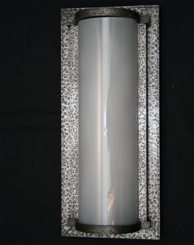 Pair of Large Wrought Iron Wall Sconces