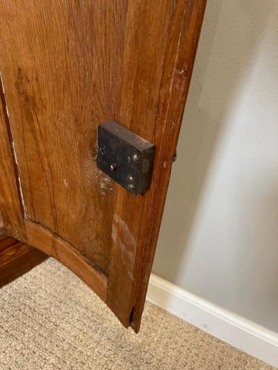 Pair of Late 17th Century Oak Corner Cabinets