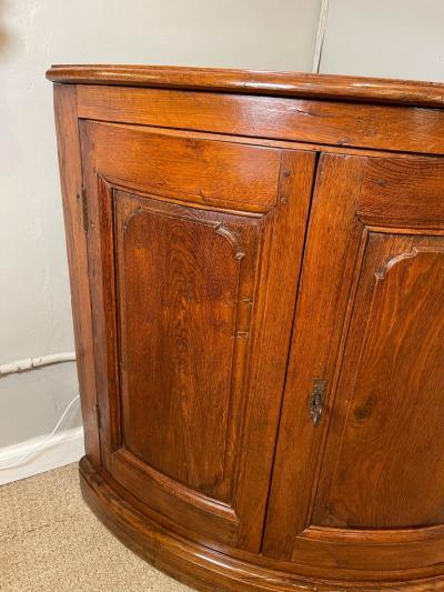 Pair of Late 17th Century Oak Corner Cabinets