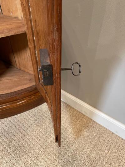 Pair of Late 17th Century Oak Corner Cabinets