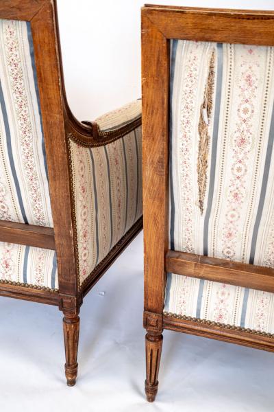 Pair of Late 19th Century Louis XVI Style Armchairs