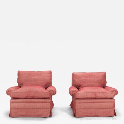 Pair of Late 20th Century English Colefax and Fowler Armchairs