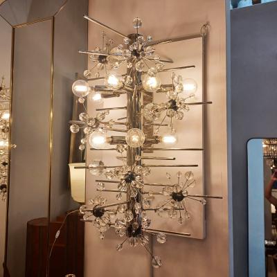 Pair of Lobmeyr Sputnik Cylinder Sconces