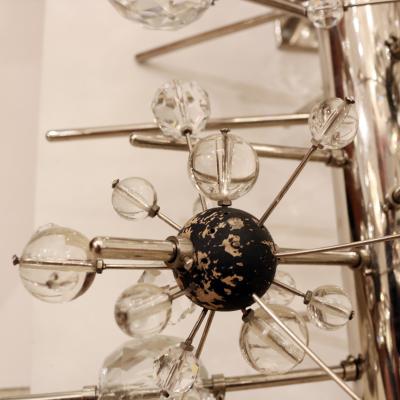 Pair of Lobmeyr Sputnik Cylinder Sconces