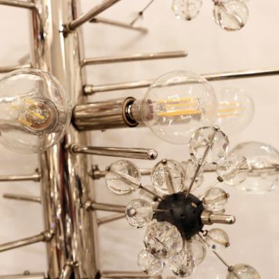 Pair of Lobmeyr Sputnik Cylinder Sconces