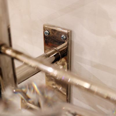 Pair of Lobmeyr Sputnik Cylinder Sconces