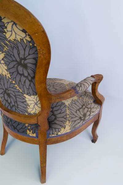 Pair of Louis Philippe Style Armchairs Late 19th Century