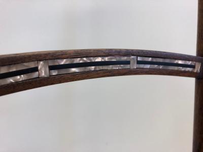 Pair of Louis XIV Style Mother of Pearl Inlay Chairs