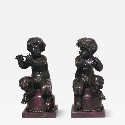 Pair of Louis XV Bronze Cupid Figures