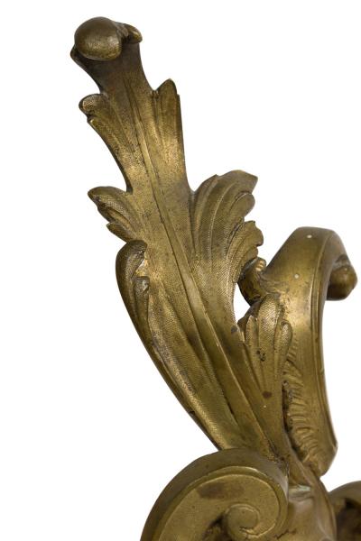 Pair of Louis XV Female Bust Andirons