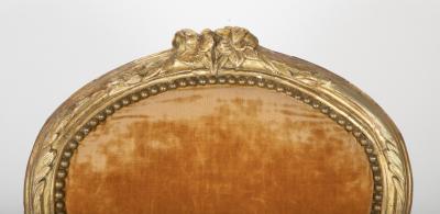 Pair of Louis XV Gilded Childrens Fauteuil