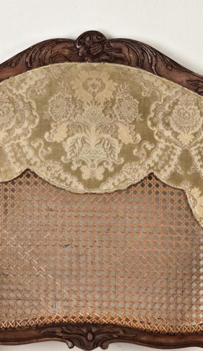 Pair of Louis XV Large Caned Armchairs France circa 1760