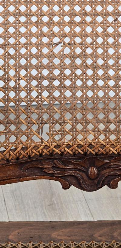 Pair of Louis XV Large Caned Armchairs France circa 1760