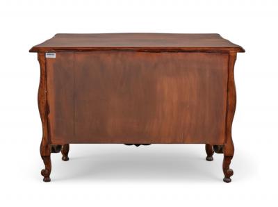 Pair of Louis XV Provincial Style Hand carved Two drawer Commodes Chests