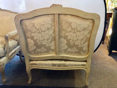 Pair of Louis XV Style Lounge Chairs by Maison Jansen