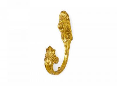 Pair of Louis XVI Bronze Shell Tie Backs
