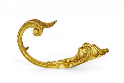 Pair of Louis XVI Bronze Shell Tie Backs