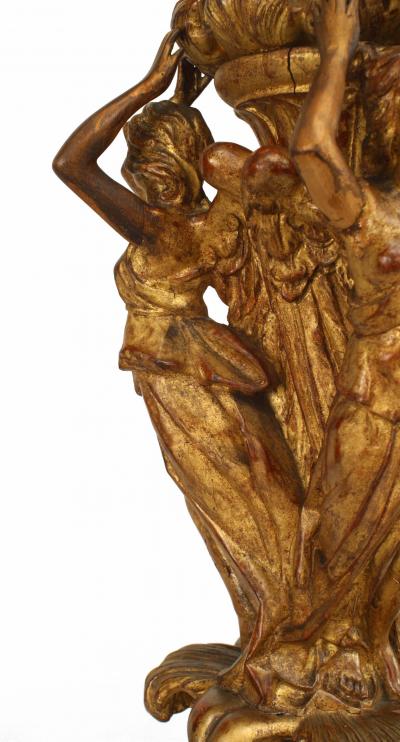 Pair of Louis XVI Gilt Pedestal