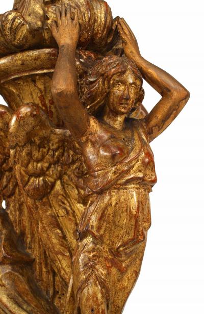 Pair of Louis XVI Gilt Pedestal