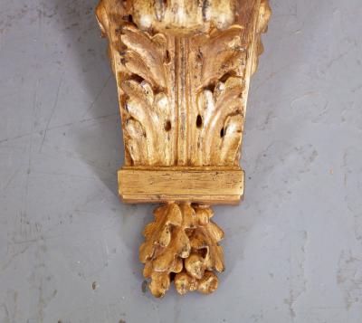 Pair of Louis XVI Giltwood Brackets