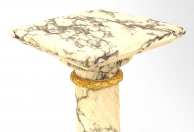 Pair of Louis XVI Marble Pedestals
