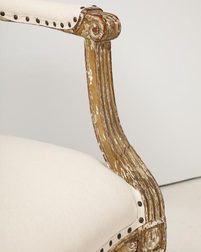 Pair of Louis XVI Style Armchairs Late 19th Century