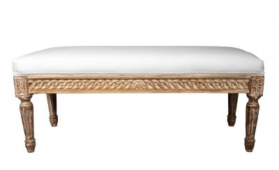 Pair of Louis XVI Style Beechwood Benches