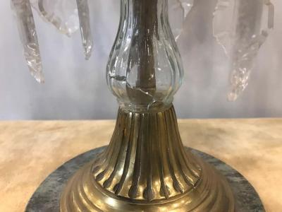 Pair of Louis XVI Style Bronze Candelabras