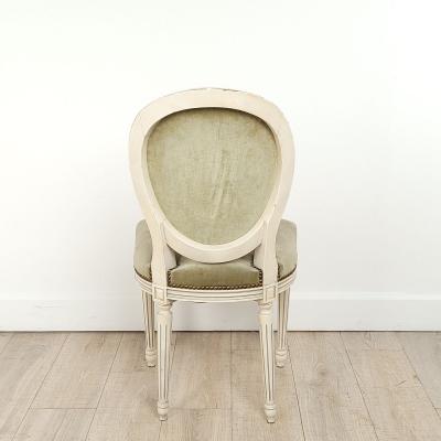 Pair of Louis XVI Style Chairs France circa 1950