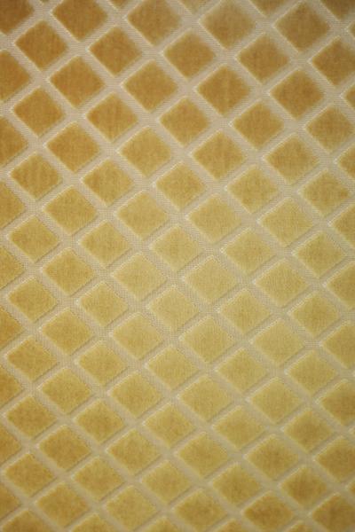 Pair of Louis XVI Style Gold Upholstered Fauteuils Armchairs