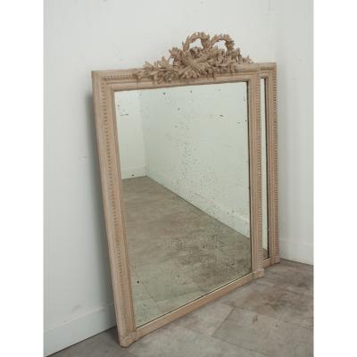 Pair of Louis XVI Style Painted Mantle Mirrors